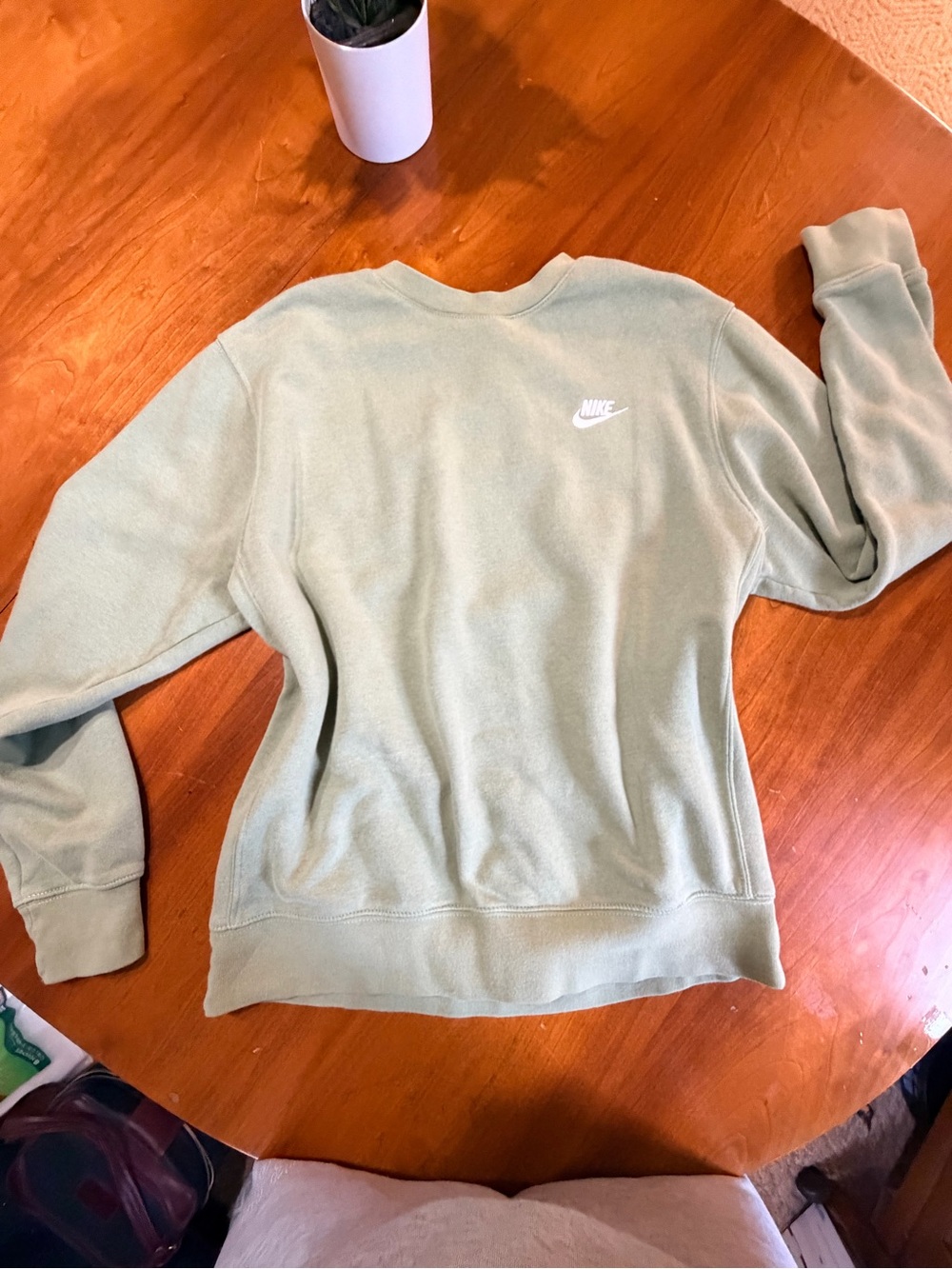 Nike Women's Crewneck Sweater - Light Sage Green